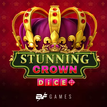Stunning Crown Dice game with red dice and crown symbols