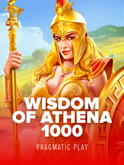 Wisdom of Athena 1000 pokie thumbnail with Athena and an owl